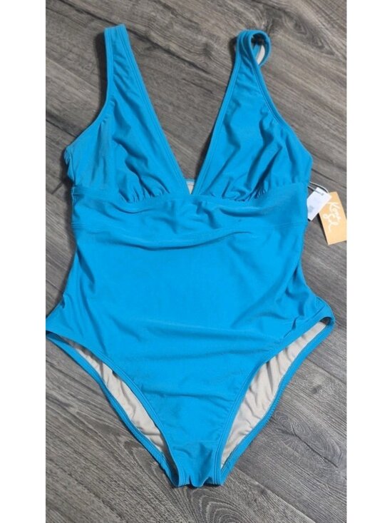 Kona Sol Other - NWT Kona Sol High-cut One Piece Swimsuit Bathingsuit Women's Size XL